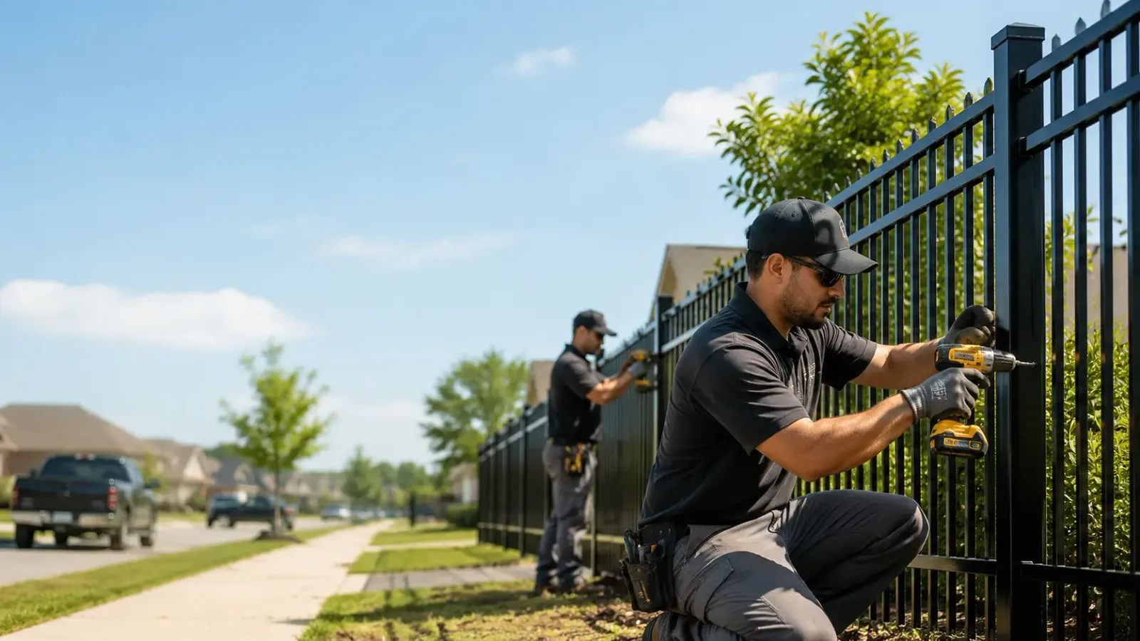Metal Fence Installation in Highlands Ranch, CO